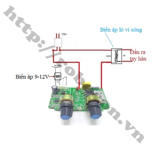 Mạch Timer Điều Chỉnh Dòng Và Áp Máy Hàn Cell 41A